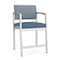 Lesro Lenox Steel Hip Chair Metal Frame, Silver, RS Rain Song Back, MD Titan Seat LS1161 - alternate 1